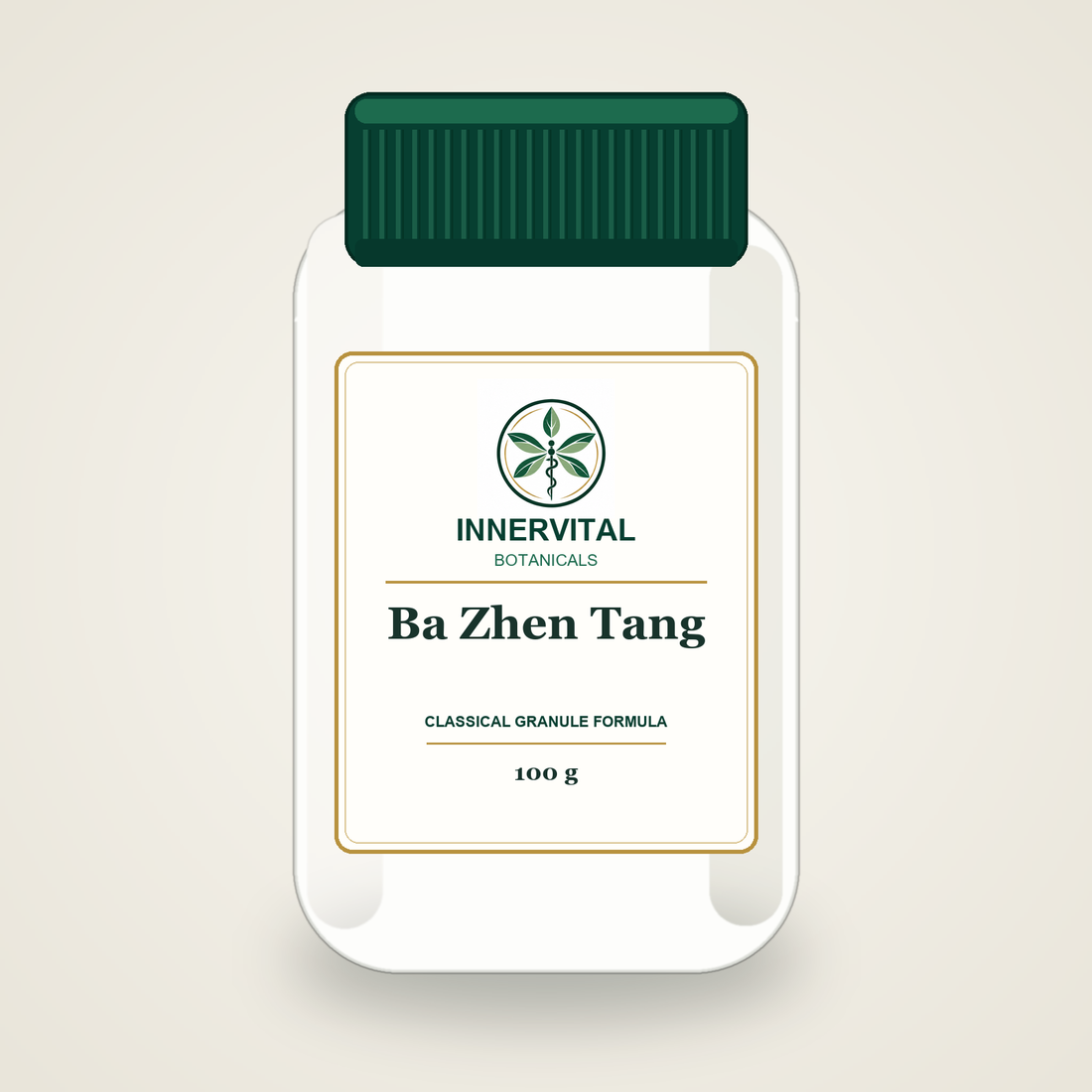 InnerVital Botanicals Ba Zhen Tang Classical Granule Formula 100 g bottle