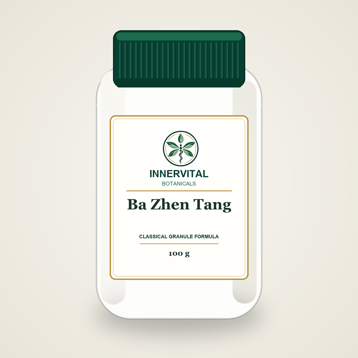 InnerVital Botanicals Ba Zhen Tang Classical Granule Formula 100 g bottle