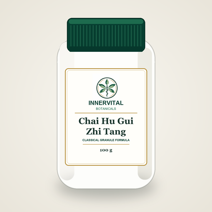 InnerVital Botanicals Chai Hu Gui Zhi Tang Classical Granule Formula 100 g bottle