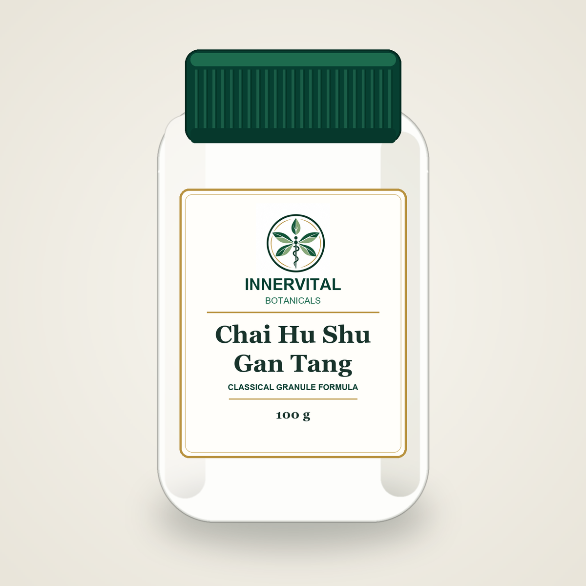 InnerVital Botanicals Chai Hu Shu Gan Tang Classical Granule Formula 100 g bottle