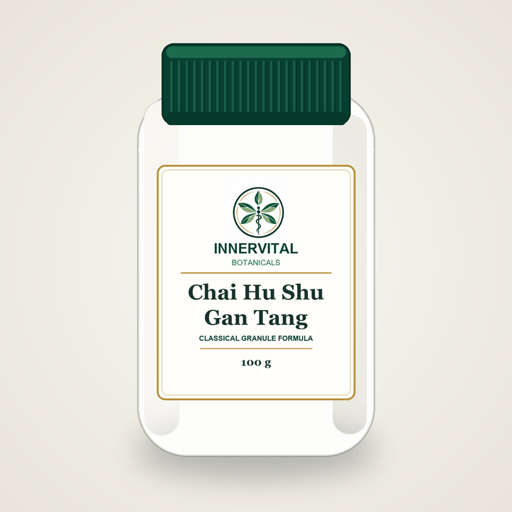 InnerVital Botanicals Chai Hu Shu Gan Tang Classical Granule Formula 100 g bottle
