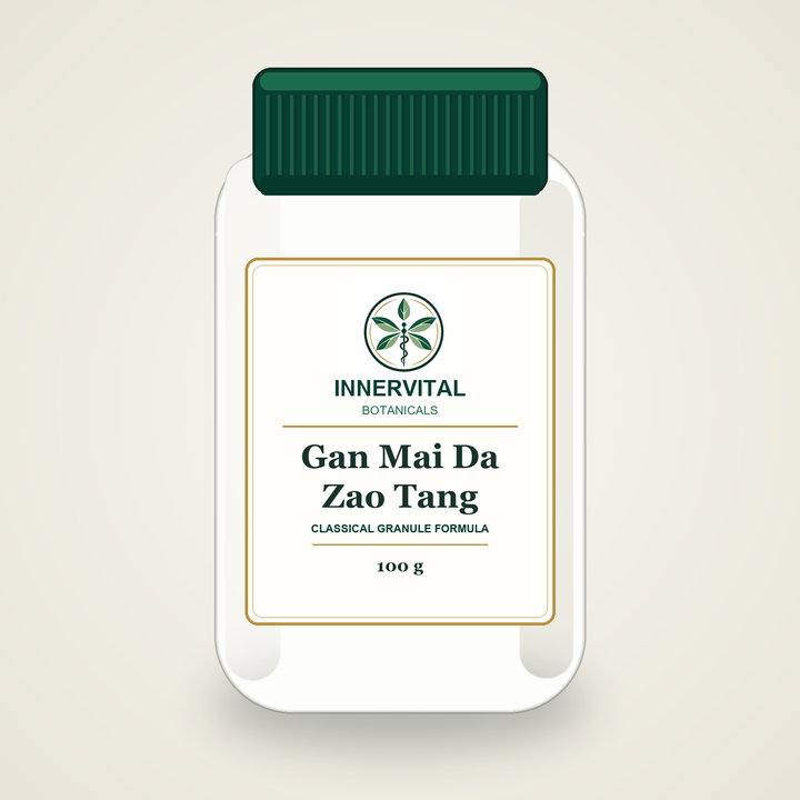 InnerVital Botanicals Gan Mai Da Zao Tang Classical Granule Formula 100 g bottle