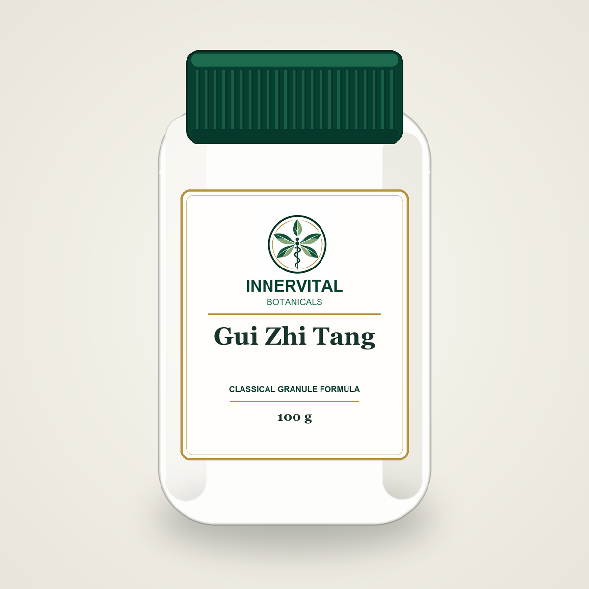 InnerVital Botanicals Gui Zhi Tang Classical Granule Formula 100 g bottle