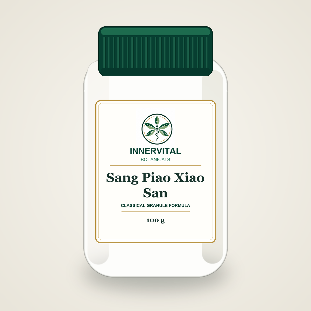 InnerVital Botanicals Sang Piao Xiao San Classical Granule Formula 100 g bottle