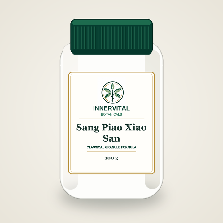 InnerVital Botanicals Sang Piao Xiao San Classical Granule Formula 100 g bottle