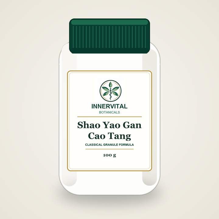 InnerVital Botanicals Shao Yao Gan Cao Tang Classical Granule Formula 100 g bottle
