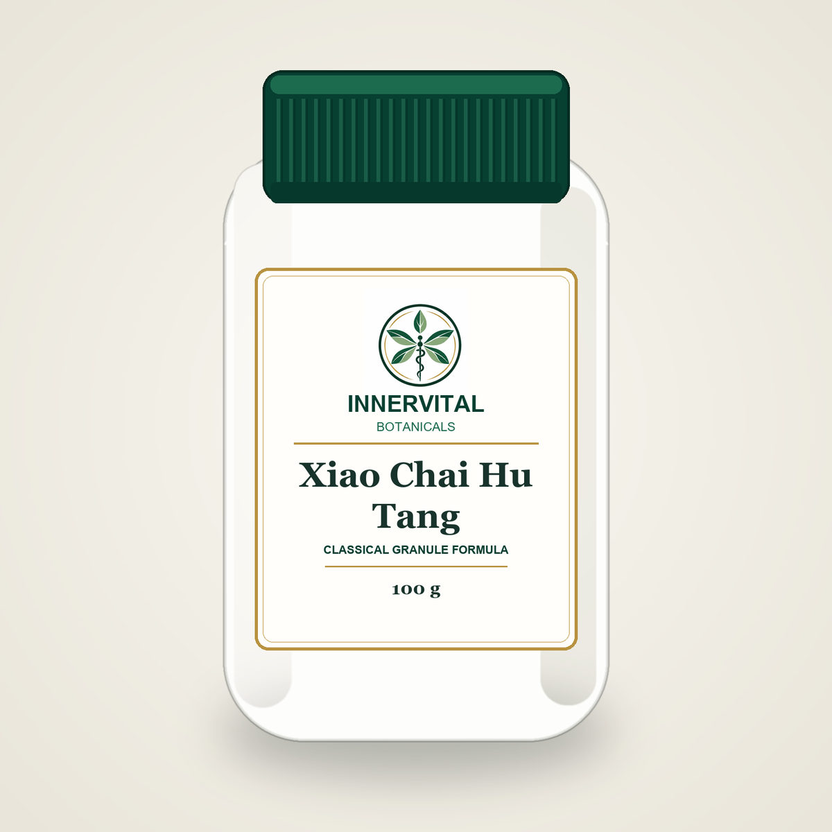InnerVital Botanicals Xiao Chai Hu Tang Classical Granule Formula 100 g bottle